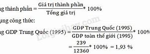 Tính Tỉ Trọng Giá Trị Xuất Khẩu Nhập Khẩu